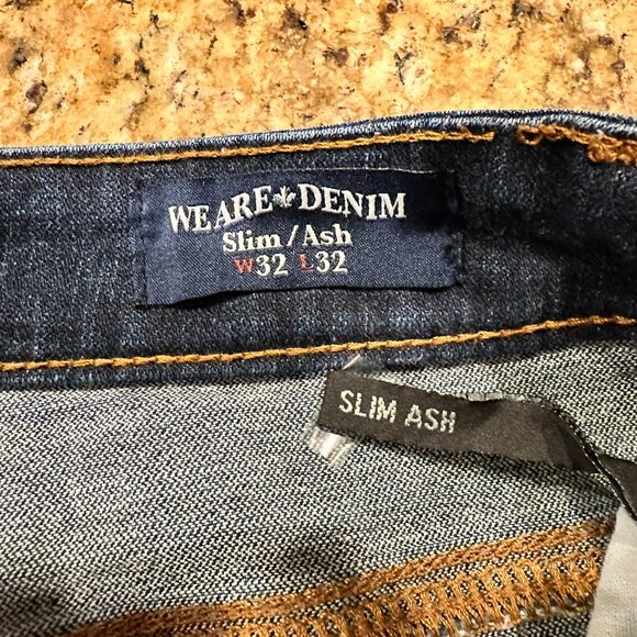 Slim Ash (Mid Blue) Buffalo David Bitton Jeans 32L - Picture 3 of 4